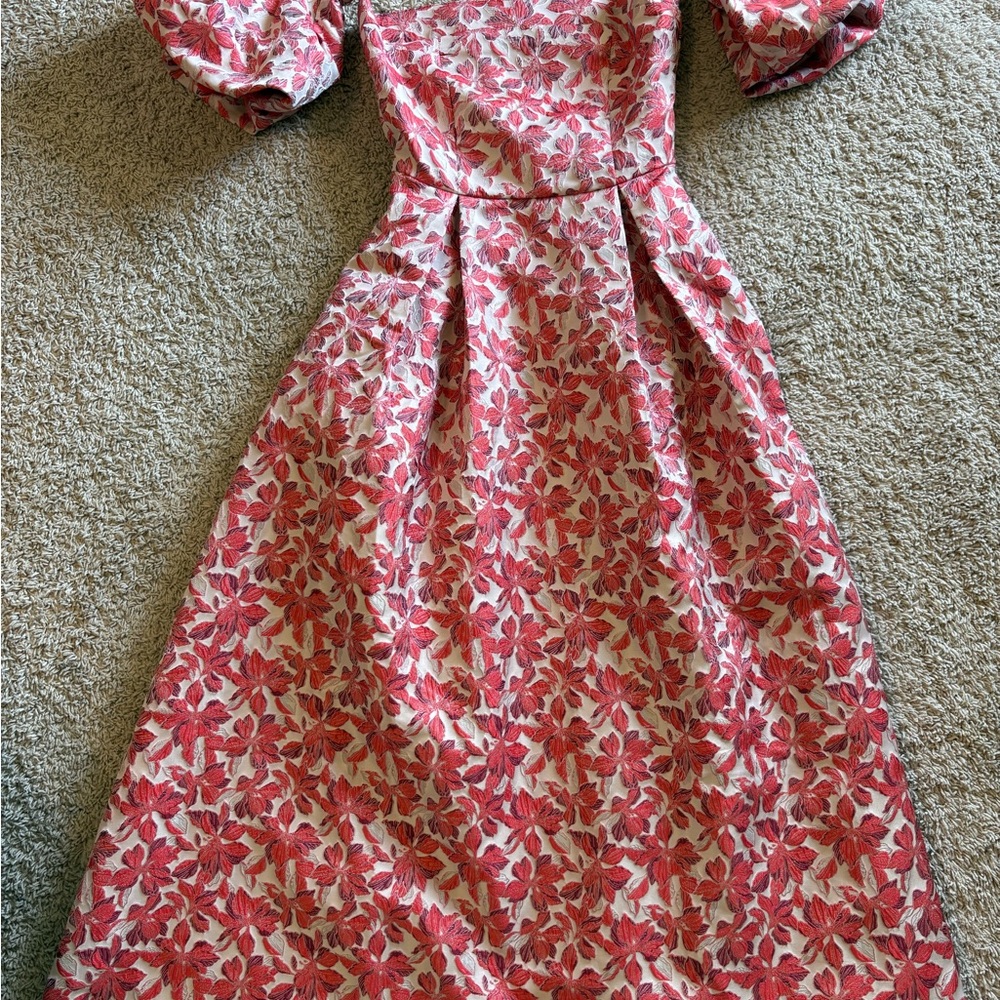 Floral Pink Maxi Dress